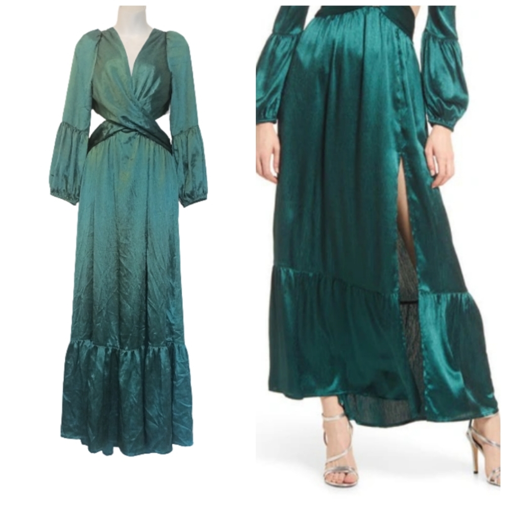 RAHI Leila cut Maxi Dress with side slit